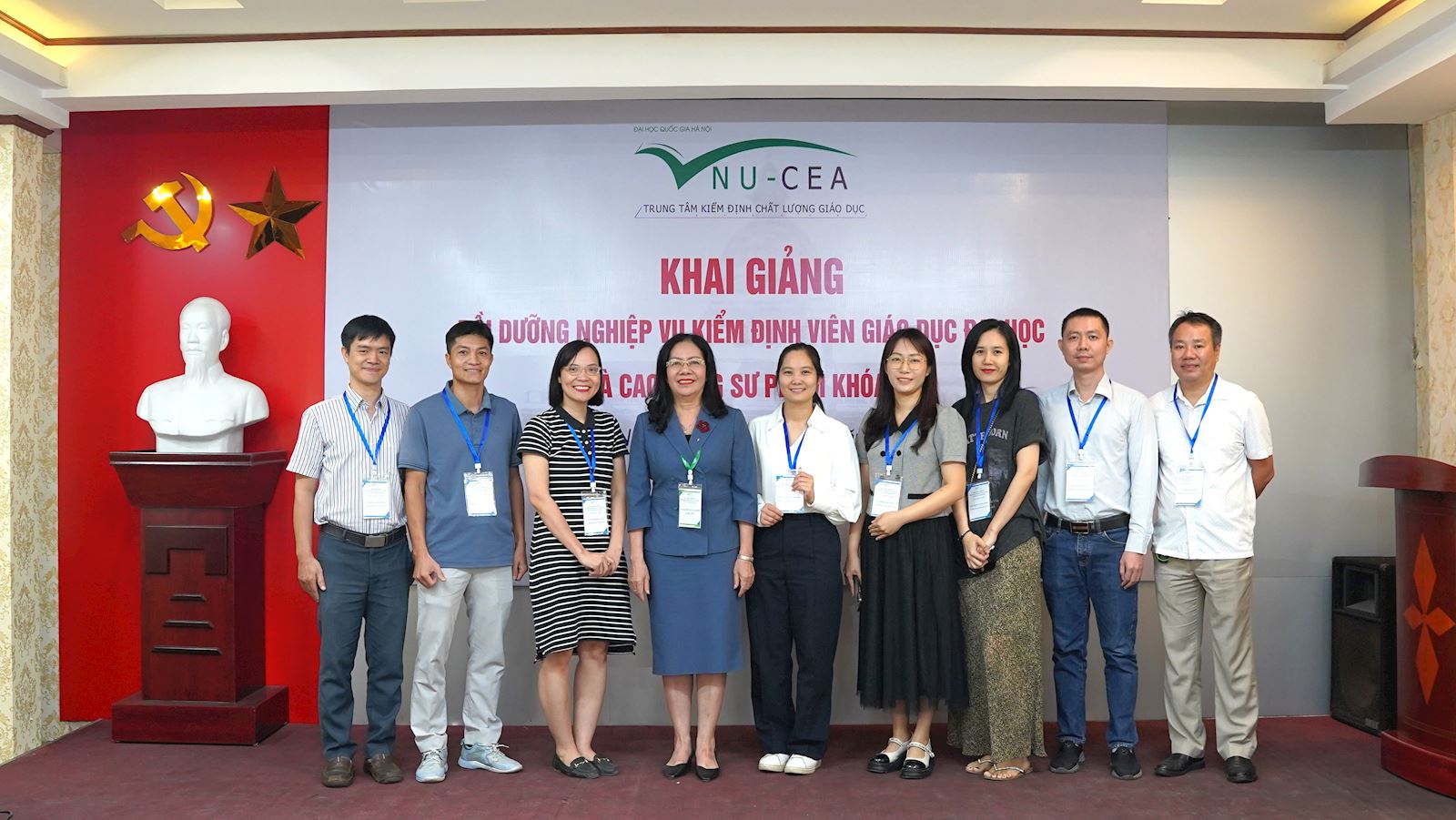 HUCE cử cán bộ, giảng viên tham gia khóa bồi dưỡng nghiệp vụ kiểm định viên chất lượng giáo dục